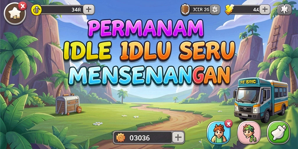 Screenshot gameplay <strong>34R</strong> yang menunjukkan aksi Idle yang seru.