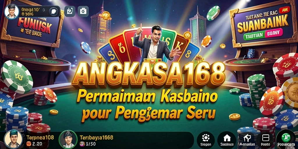 Tampilan gameplay Kasino yang penuh aksi di ANGKASA168.