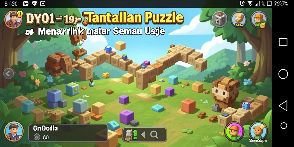 Screenshot DY01 menampilkan gameplay seru dalam menyelesaikan teka-teki.