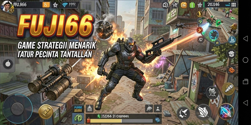 Tampilan gameplay yang menantang dan seru di FUJI66.