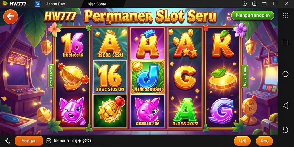 Menampilkan gameplay Slot yang seru dan menghibur.