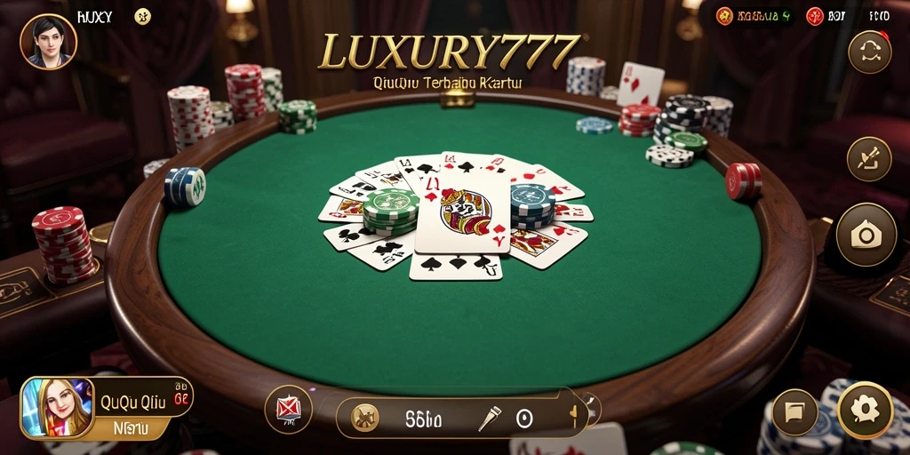 Tampilan menarik dari gameplay QiuQiu LUXURY777.