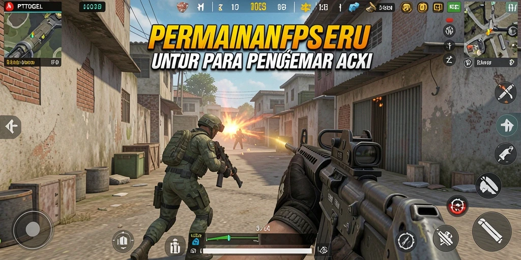 Gameplay PTTOGEL menghadirkan aksi tembak-menembak yang intens.