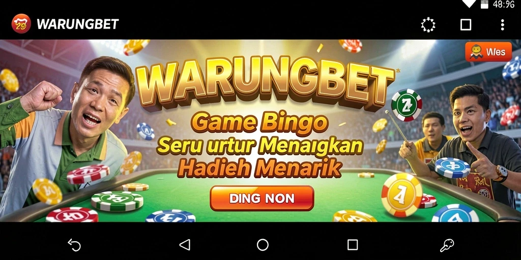 Tampilan gameplay seru WARUNGBET yang penuh aksi Bingo.