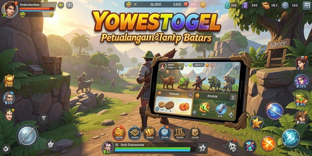 Tampilan gameplay menarik dari YOWESTOGEL di dunia terbuka.